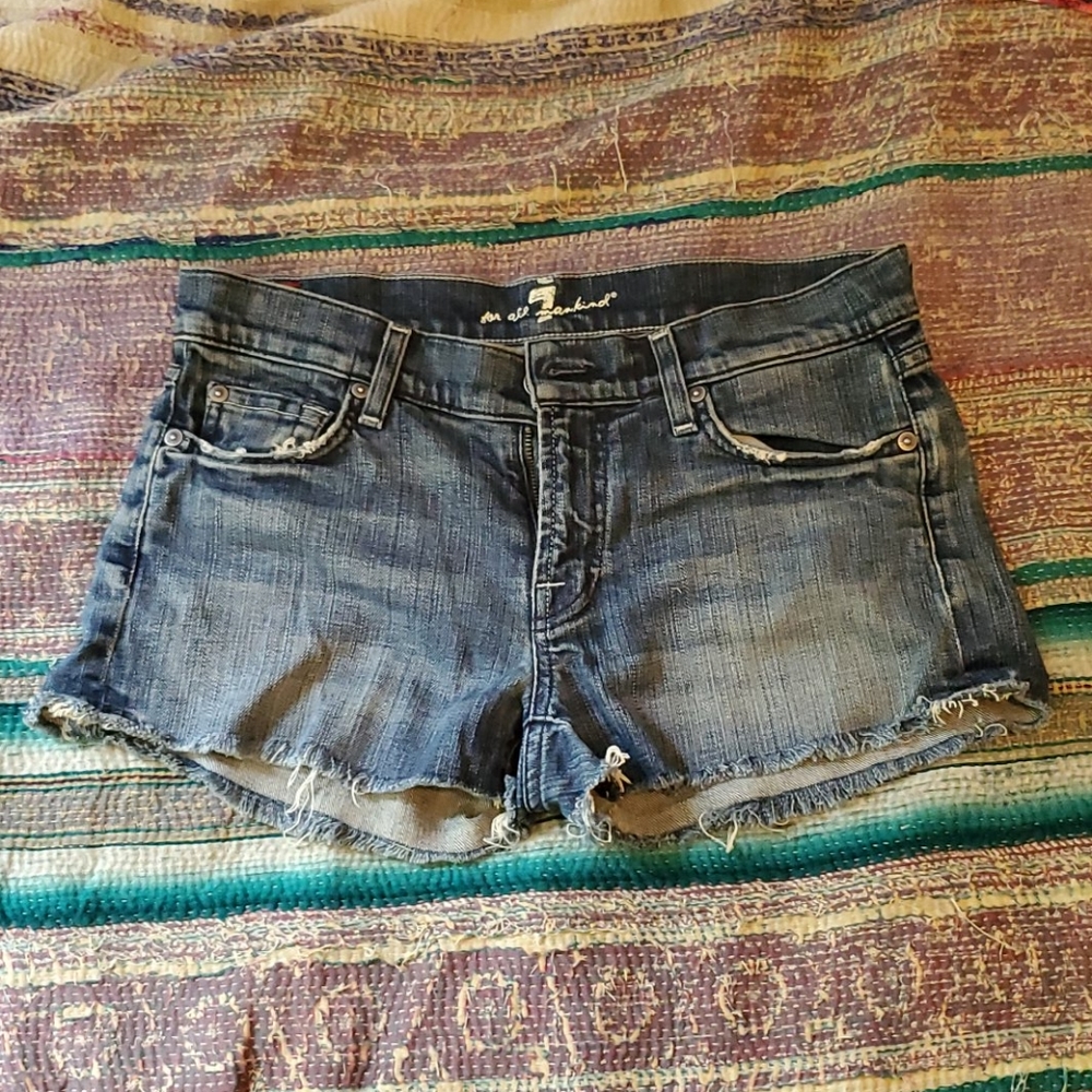7 for all mankind Jean shorts